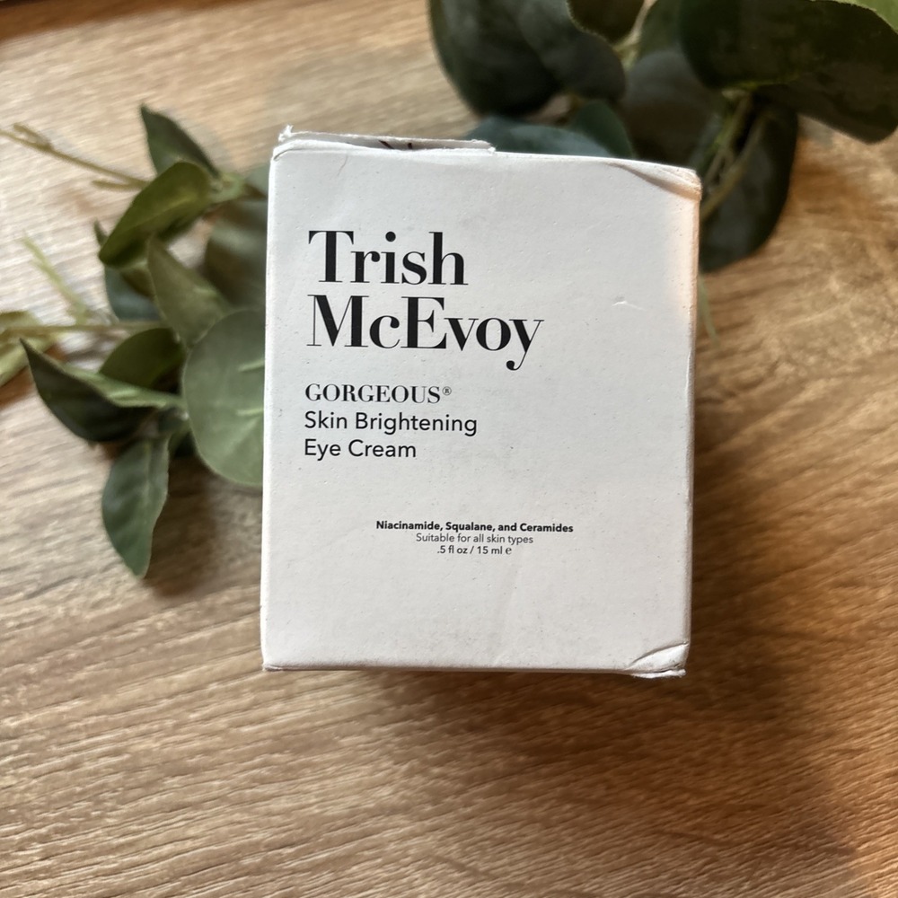 Trish McEvoy Gorgeous Skin Brightening Eye Cream .5oz New